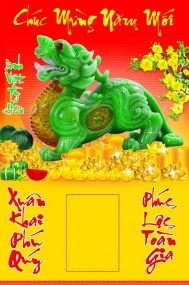 Lịch Tết Đón Xuân LÂN RỒNG NGỌC BÍCH